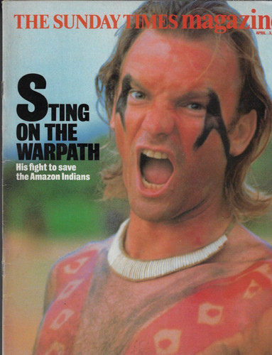 Rare 80s magazine sting the - sting,