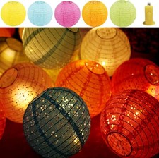 Paper Lanterns with LED Lights