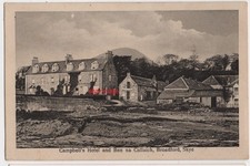 Old Postcard Campbell's Hotel & Ben na Callaich BROADFORD Isle of Skye Scotland