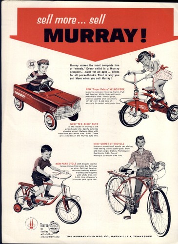 1960 paper murray toy - 1960, ad