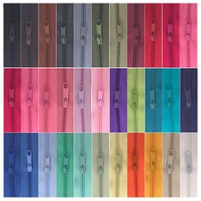 CONTINUOUS ZIP & SLIDERS No. 5 *23 COLOURS* ZIPPERS CUSHIONS UPHOLSTERY NYLON #5