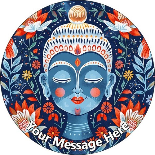 Buddha personalised cake - buddha,