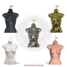 New Half Hanging Female Mannequin Torso Body Form Display Bust High Quality
