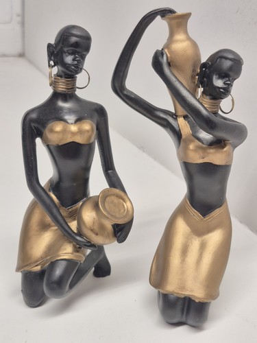 African woman figurines - woman,