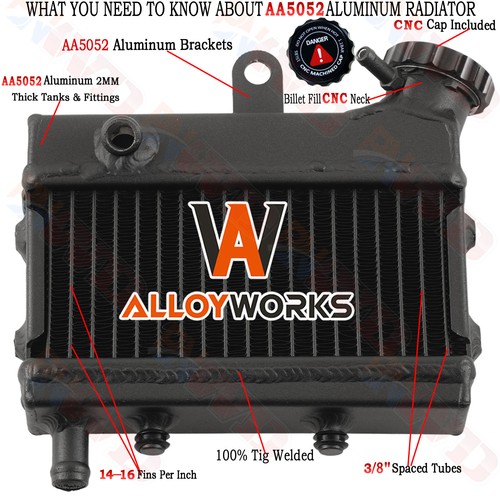 New aluminum racing radiator - racing,