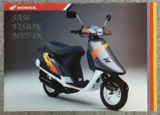 HONDA SA50 Vision Met-in Motorcycle Sales Specification Leaflet 1994