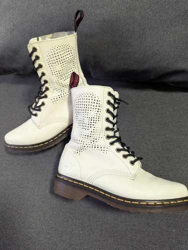 Women martens boots white - dr,
