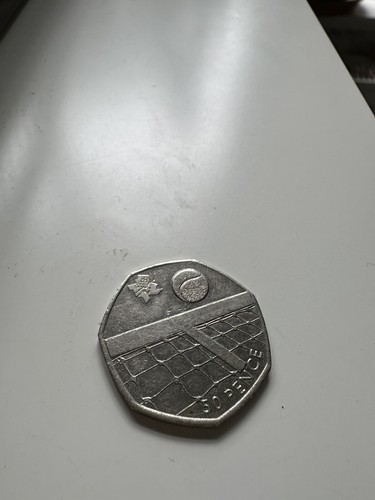 Olympic 50p coin tennis - 50p,
