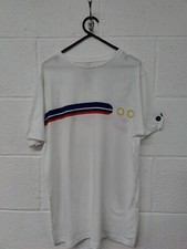 Official Sonic The HedgeHog White Ring T-Shirt, Large Cotton Shirt