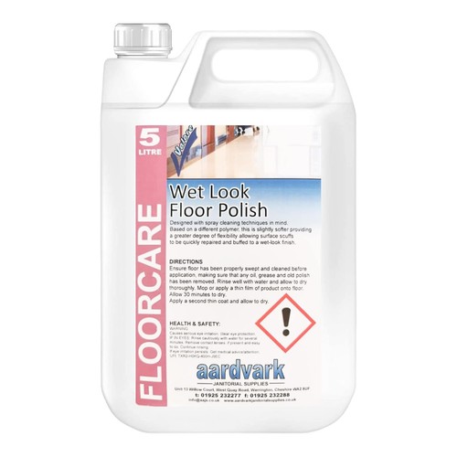 Aardvark wet look floor polish - wet,