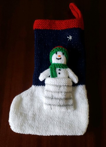 Hand knitted christmas - hand,