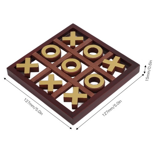 Wooden board game xo toe - wooden,