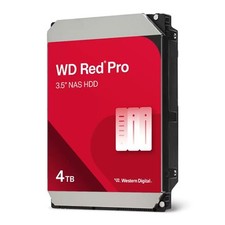 4TB WD Red Pro WD4005FFBX NAS Hard Drive, 3.5" HDD, SATA III 6Gb/s, 7200rpm, 256