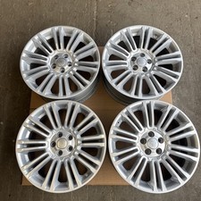 4 X RANGE ROVER EVOQUE L538 SILVER 19" ALLOY WHEELS SET IS45 8J BJ3M-AA BJ3M-AC