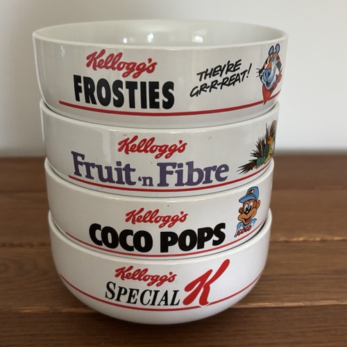 Vintage 1987 kellogg bowls - kellogg’s,