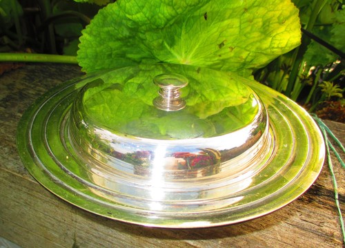 Antique silver plated - silver, muffin