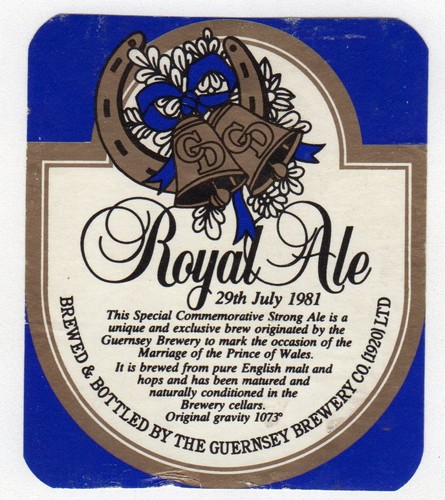 Beer label guernsey brewery - label:,