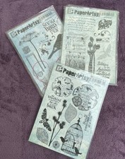 PaperArtsy - Hot Picks Rubber Stamps 3 packs 29 stamps job lot