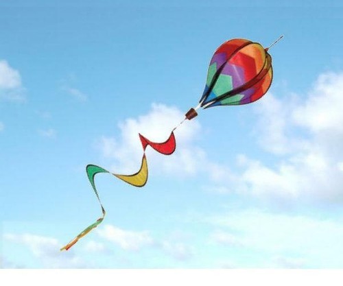 Hot air balloon spinner - hot,