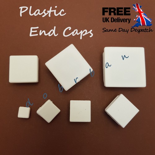 Square plastic end - end, caps