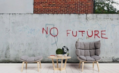 Banksy future wallpaper - 3d,
