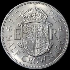 Half crown 1967 - crown,
