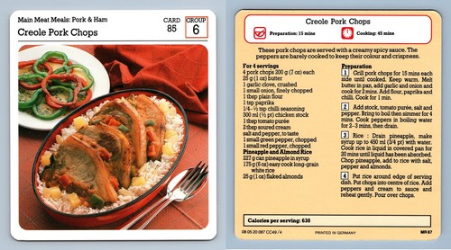 Creole pork chops - creole,