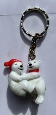 Coca Cola Polar Bear Collectable Keyring 1993 Vintage
