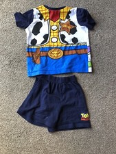 KIDS-PJYAMAS-AGE 5-6-TOY STORY-WOODY & BUZZ LIGHTYEAR-CHILDS-KIDS-DOUBLE SIDED