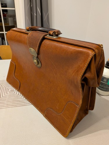 Vintage tan leather - vintage,