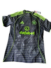 Celtic Signed Shirt With Photo