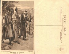 Vintage Postcard - The Walk to