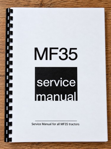 Massey ferguson mf35 workshop - massey,