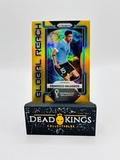 2022 Panini Prizm FIFA World Cup - Federico Valverde - Global Reach Gold /10