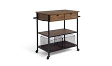Metal and Wood Kitchen Trolley
