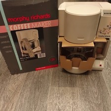 Vintage Morphy Richards Coffee Maker 47400 in Rare Cream New in Box 