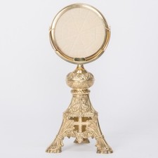 Solid Brass Chapel Size Monstrance for a 5" Host #326 Chalice Co.