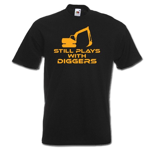 Still plays with diggers funny - still,