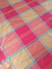 100% Raw Silk Dupion, Red