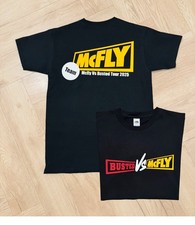 Busted vs McFly - Team McFly Tour T-Shirt unofficial Fan | Unisex Oversize fit