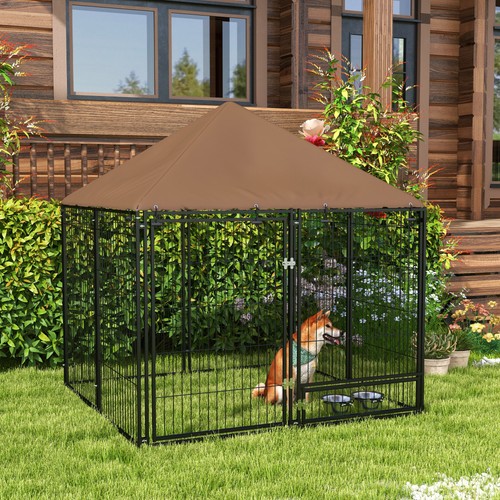 Outdoor dog house kennel - outdoor, with