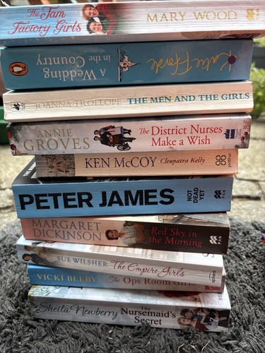 Job lot paperback novels - 11,