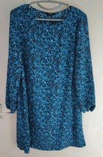 George Asda Multicoloured Floral Dress Size UK 14