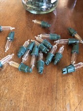 Vintage Christmas Light Spare Bulbs  (jar full)