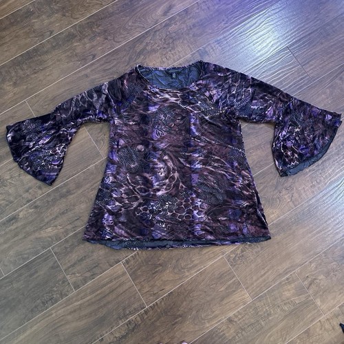 Black and purple velvet - and,