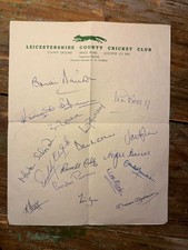 SIGNED Leicestershire County