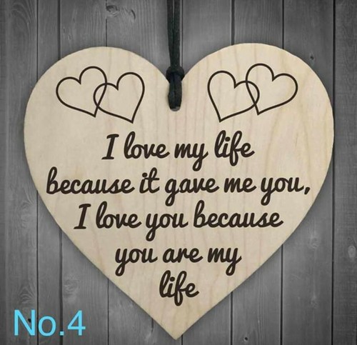 Love heart shaped wooden - love,