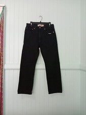 Mens Levi's 505 Regular Fit Jeans Size 33X30 Black Mexico 