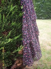 PRICE  REDUCTION -  SKIRT Floral Tiered Gypsy Style Maxi 16 FREE POST