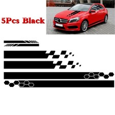 5Pcs Racing Car Side Body Long